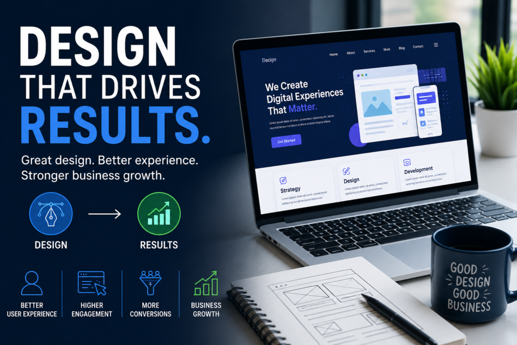 Design That Drives Results: How Great Web Design Helps Your Business Grow